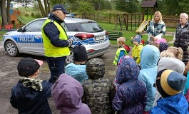 Spotkanie policjantów z przedszkolakami ze Szczytnej