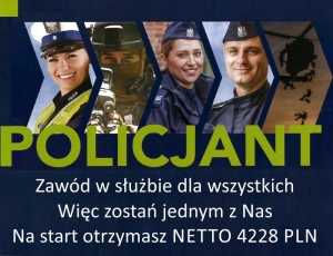 NIE CZEKAJ ZŁÓŻ WYMAGANE DOKUMENTY W KOMENDZIE POWIATOWEJ POLICJI W KŁODZKU-TRWA REKRUTACJA DO SŁUŻBY W POLICJI