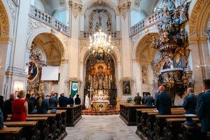 msza świeta z okazji świeta policji powiatu kłodkziego -Bazylika w Wambierzycach