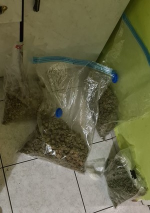 Bystrzyccy i Kudowscy Policjanci zatrzymali dilera narkotykowego – w wynajmowanym przez niego mieszkaniu znaleziono blisko 3 kilogramy narkotyków