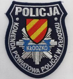 emblemat -policja powiatu kłodzkiego