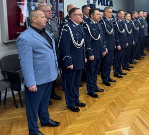 Uroczyste pożegnanie Komendanta  i Naczelnika z Nowej Rudy, dla których służba była misją