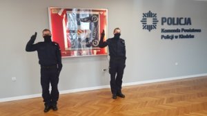 Ślubowanie nowo przyjętych policjantów w powiecie kłodzkim